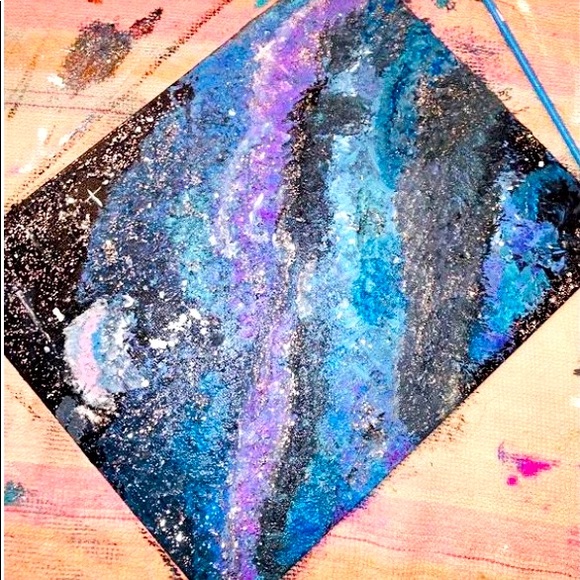 Galaxy Acrylic Painting - Picture 3 of 6